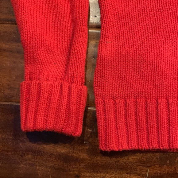 Vintage Marisa Christina Christmas Tree Button Red Sweater Size M 2001 - Picture 4 of 8